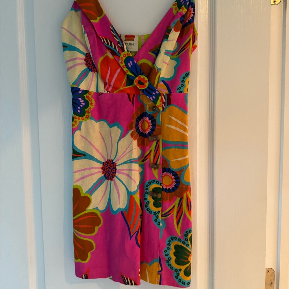 Vibrant Floral Sleeveless Dress